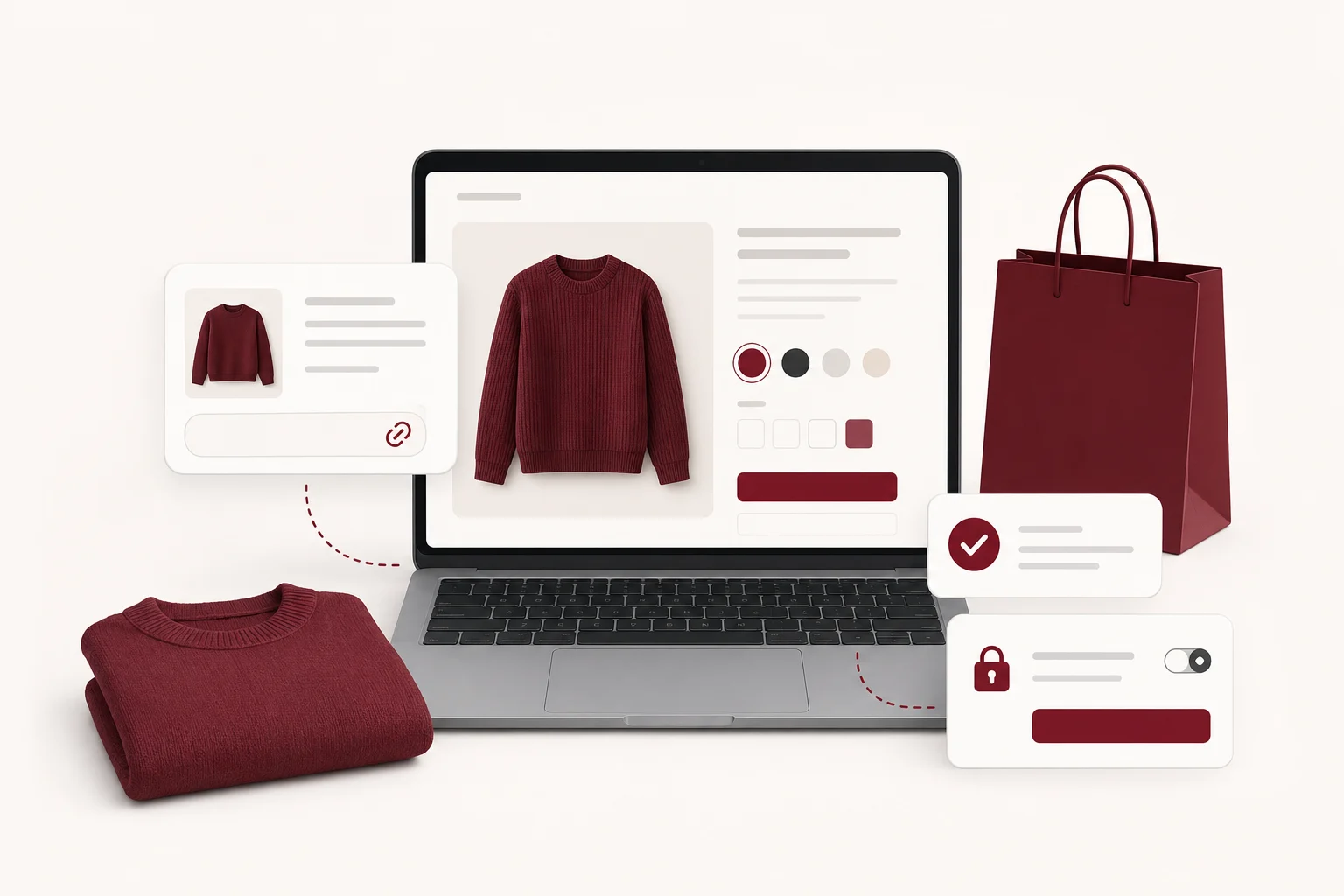 Placing an order from a product link
