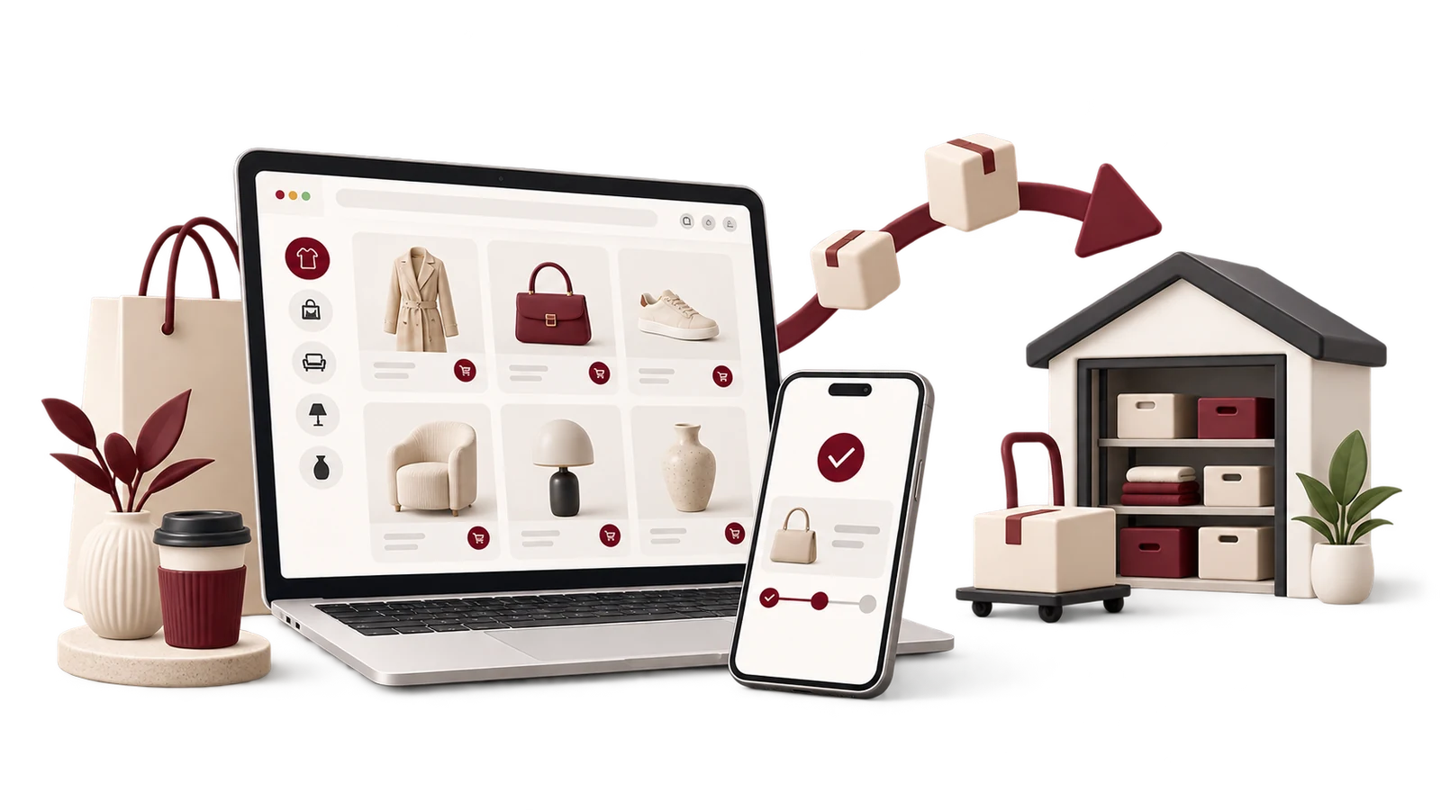 The ParSend journey from store to warehouse to doorstep